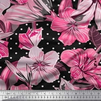 Pamučna Pačja tkanina U obliku točkica i cvijet ljiljana širokog dvorišta
