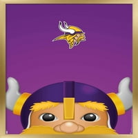 Minnesota Vikings - S. Preston Mascot Victor Wall Poster, 14.725 22.375