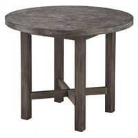 Betonski elegantni okrugli stol za ručavanje