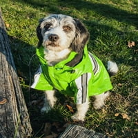 Reflektirajuća Vodootporna podesiva kišna jakna za pse za pse s odvojivom kapuljačom