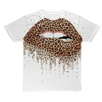 Majica s leopardovim usnama za Valentinovo