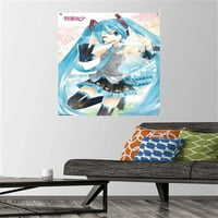 Hatsune Miku-lepršavi zidni poster s gumbima, 22.375 34