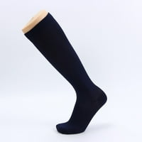 1 par kompresijskih dugih čarapa; ženske muške čarape za stopala u punoj boji