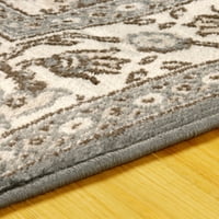 Tradicionalni cvjetni tepih za unutarnje prostore od 8 do 10 inča, škriljevac