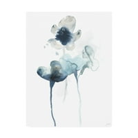 Zaštitni znak likovna umjetnost 'Midnight Blossoms II' Canvas Art do lipnja Erica Vess
