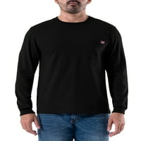 Muška radna odjeća od $ $ & $ muška majica s okruglim vratom s džepovima dugih rukava, veličine od $ 5 $