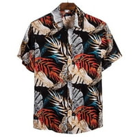 Prodaja havajske košulje za muškarce, Muški kardigan kratkih rukava, havajska košulja za plažu s cvjetnim uzorkom, muška majica s