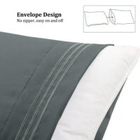 Jedinstvene ponude Poliester mekane jastuke omotnice 20 x26 tamno siva