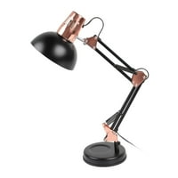 Stolna svjetiljka s opružnim balansom i okretnom rukom, podesiva metalna stolna svjetiljka u bijeloj boji