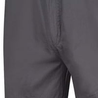 Muške hlače s elastičnim pojasom elastični pojas Muške pamučne i lanene hlače s elastičnim pojasom od mješavine prozračnih udobnih