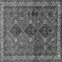 Tradicionalni pravokutni perzijski tepisi u sivoj boji za prostore tvrtke, 7' 10'