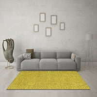 Moderni tepisi u apstraktnoj žutoj boji, kvadrat 4 inča