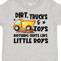 Otmjeni kamioni i igračke ništa ne podsjeća na poklon za male dječake majica za male dječake i djevojčice