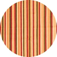Moderne pravokutne apstraktne narančaste prostirke za prostore tvrtke, 8' 12'