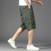 Muške kratke hlače Modne obične Ležerne s puno džepova, jednostavna ulična odjeća s patentnim zatvaračem i kopčom, ulične Ležerne