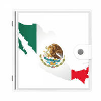 Crvena zelena karta Meksika amblem orao jede zmiju Foto Album novčanik vjenčanje obitelj 4. 96