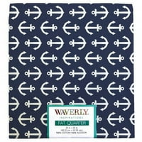 Waverly Inspirations 21 yd pamučno tiskana tkanina za zanatski zanat, siva i bijela