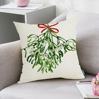 Skrivena jastučnica s patentnim zatvaračem Ukrasna mekana Božićna ukrasna jastučnica za kućni odmor ukras za spavaću sobu