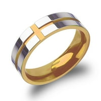 Prekrasni prstenovi za tinejdžere mom mužu prsten s utorima muški prsten za prst s karticom prsten od titana za ljubav muža