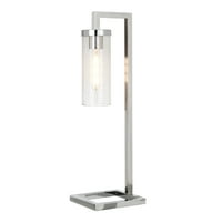 Moderna Metalna Stolna svjetiljka s matiranim staklenim sjenilom