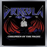 Zidni plakat Drakula - djeca noći, 22.375 34 uokviren