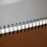 Teška spiralna uvezana bilježnica za crtanje iz serije, listovi, 18.24, krem