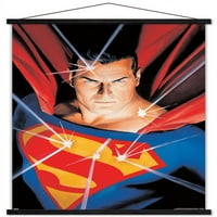 Stripovi-Superman-portretni zidni plakat u drvenom magnetskom okviru, 22.375 34
