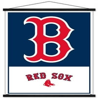 Boston Red SO - Poster zida logotipa s magnetskim okvirom, 22.375 34