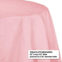 Klasični ružičasti osmerokutni stolnjaci, količina