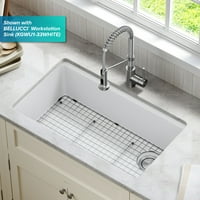 Donja rešetka kuhinjskog sudopera od nehrđajućeg čelika od nehrđajućeg čelika s mekim gumenim stranama za kuhinjski sudoper