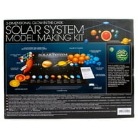 Znanstveni komplet za izradu 3-inčnog modela Sunčevog sustava koji svijetli u mraku, u rasponu od 8 i više godina