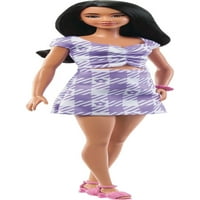 Barbie lutka, crna kosa i visoka figura, Barbie fashionistas