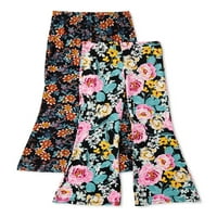 Wonder Nation Girls Fashion Flare hlače, 2-pack, veličine 4- & Plus