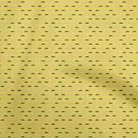 Jednobojna viskozna pletena žuta Tkanina materijal za šivanje konverzacijskih brkova Tkanina s otiskom širine dvorišta