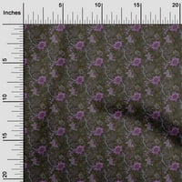Jednobojni pamučni Poplin Tamno maslinastozelena batik tkanina za šivanje tiskana zanatska tkanina široka jarda