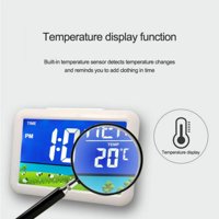 LCD zaslon s velikim zaslonom u boji za kućni ured monitor za prikaz temperature digitalni alarm