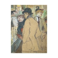 Alfred la Guigne 'Canvas Art by Henri de Toulouse Lautrec