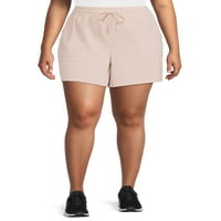 Reebok Women's Plus Size 4 Inseam Omiljeni s bočnim džepovima