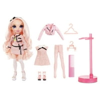 - Ružičasta modna lutka u kompletu s odjećom i priborom&, igračke za djecu od 6 i više godina