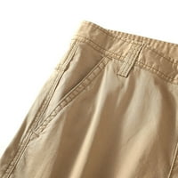 muške teretne kratke hlače, muške Ležerne obične hlače s džepovima na otvorenom, radne hlače za plažu, teretne kratke hlače, teretne