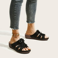 Ženske sandale na petu u novom stilu sandale za žene s visokim debelim potpeticama ženske sandale i papuče sandale na visoku petu