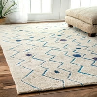 Marokanski tepih od runa ili šetnica; ručno rađen;