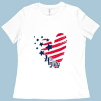 Ženska majica od 4. srpnja - majica američke zastave - majice za Dan neovisnosti za žene