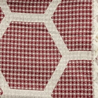 Turski organski pamučni pokrivač s geometrijskim uzorkom Od 5060
