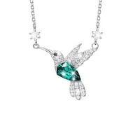 Vendunid nakit, lanac Kolibri, prilagođena dijamantna ogrlica, ženske ogrlice od ptica, privjesci Od Srebra