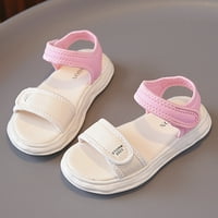 Sandale za djevojčice, slatke cvjetne sandale za djevojčice, ljetne ravne sandale, ružičaste, 32