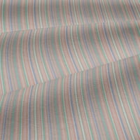 Jednobojna viskozna Pletena tkanina s višebojnim prugastim printom širine do dva metra