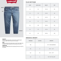 Levijeva žena plus size klasična ravna noga jean