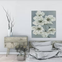 Marmont Hill, bijelo cvijeće, platno, zidna umjetnost