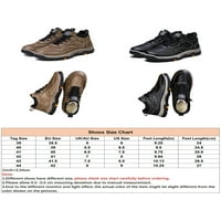 Muške planinarske cipele a-lista neklizajuće Tenisice Na vezanje lagane modne cipele za penjanje Ležerne smeđe 7,5